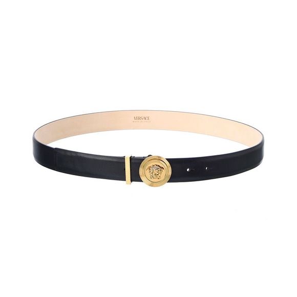 Versace Medusa Biggie Leather Belt